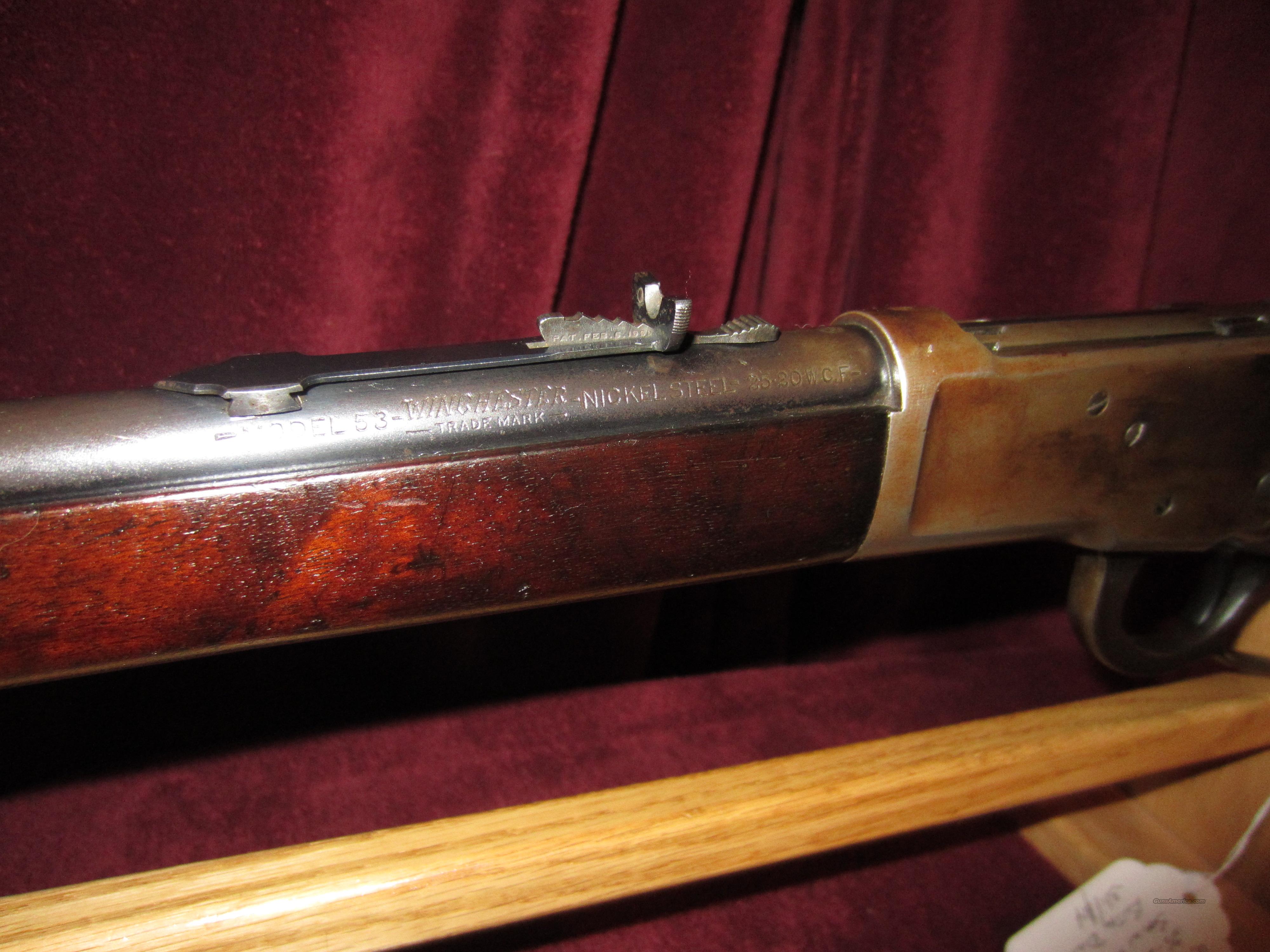 model 53 winchester serial numbers